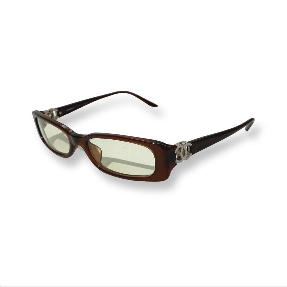 Vintage Brown Chanel CC Sunglasses